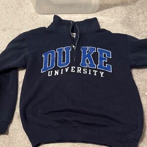 Duke University Navy Quarter-Zip Sweatshirt